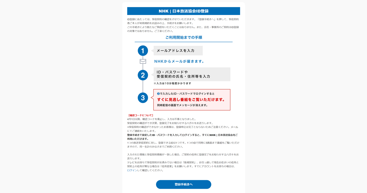 NHKサービスの使用に関する通知というメールがフィッシング詐欺か検証する