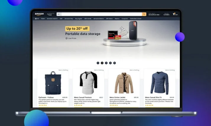 Amazonを模倣したAI生成詐欺サイトの例