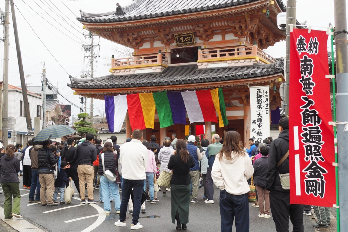 寺院でのイベント風景