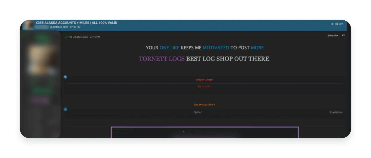 アラスカ航空アカウント販売
