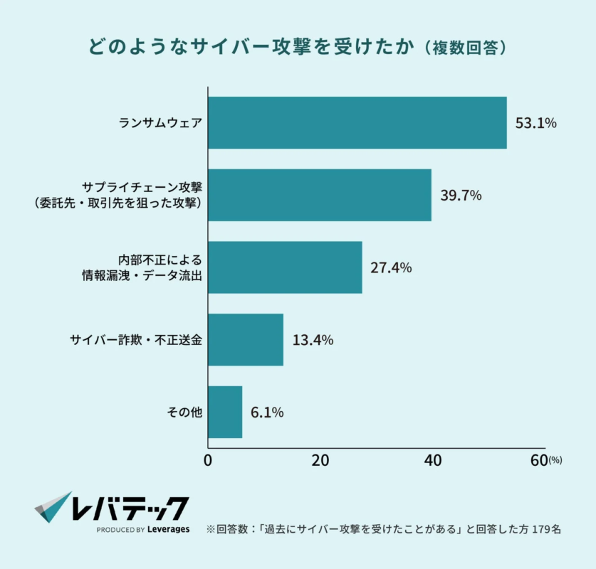 どのようなサイバー攻撃を受けたか
