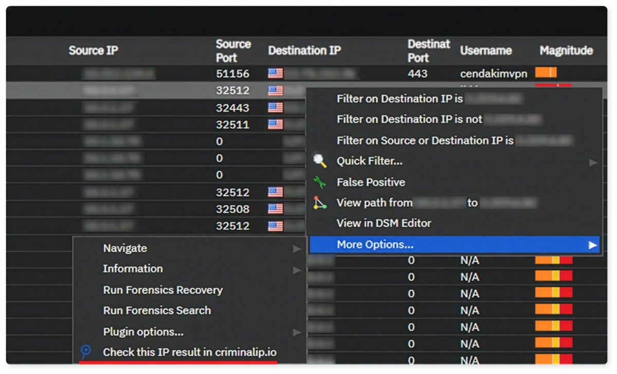 ネットワーク監視ツールのUI