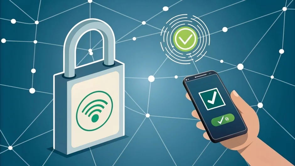 ネットワークセキュリティを象徴する画像