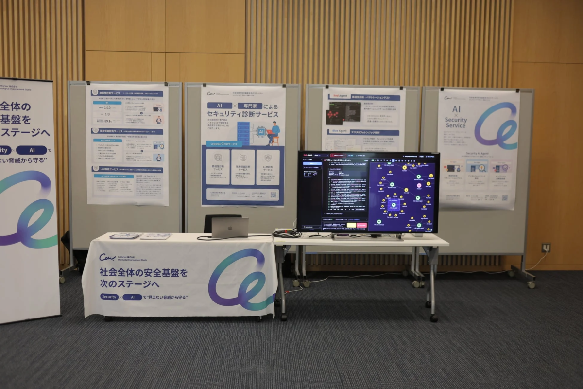 CoWorker株式会社の展示ブース