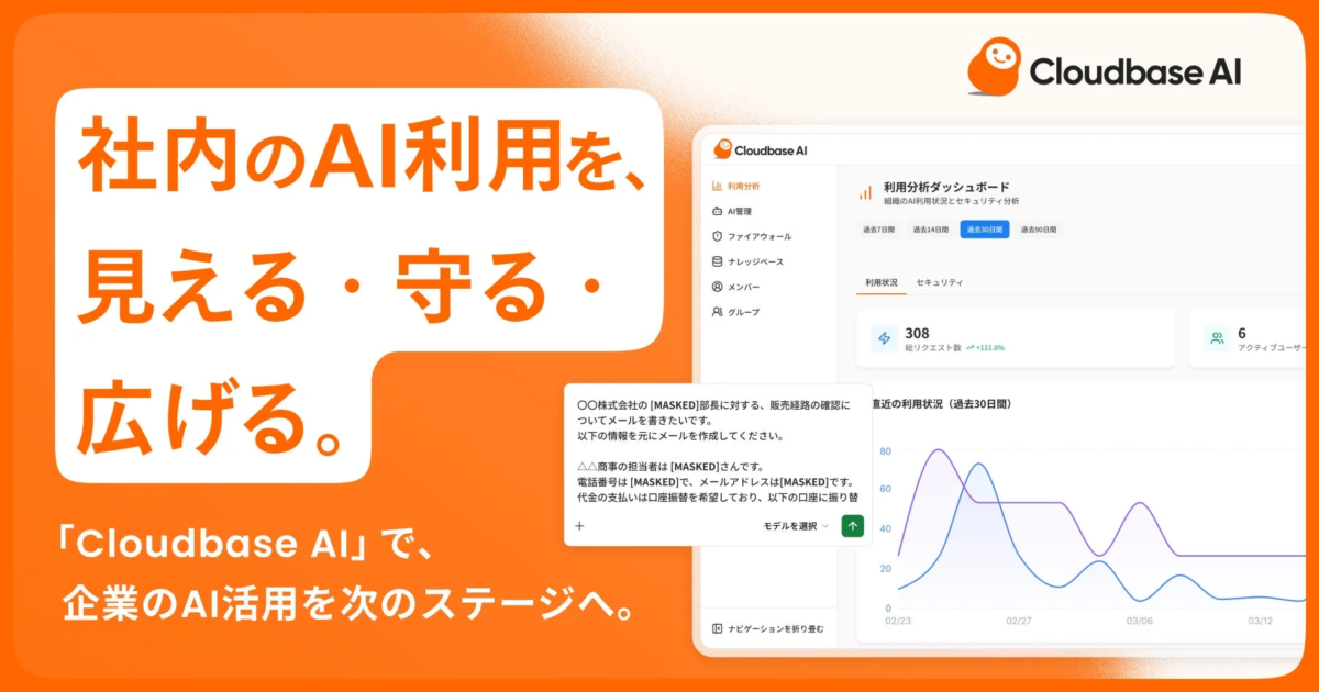 Cloudbase AIのインターフェース