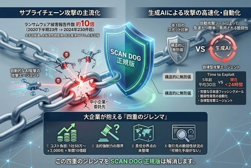 サプライチェーン攻撃の背景と課題