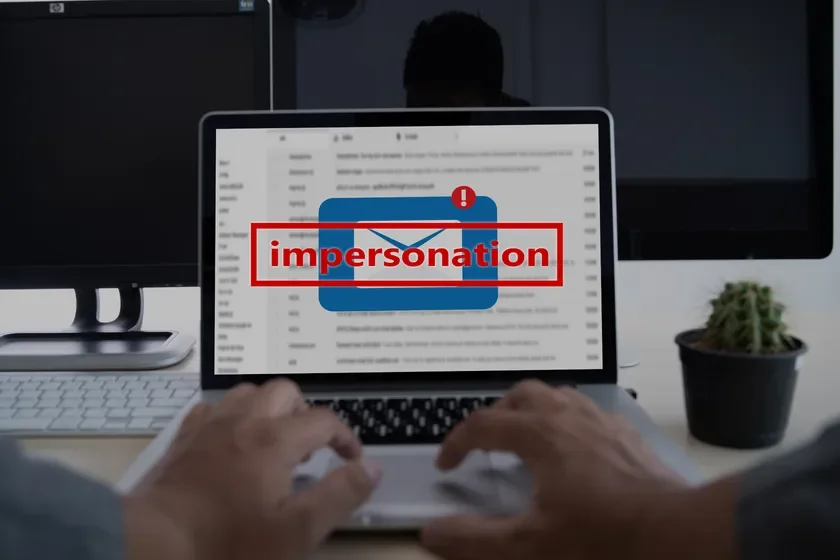 なりすまし警告
