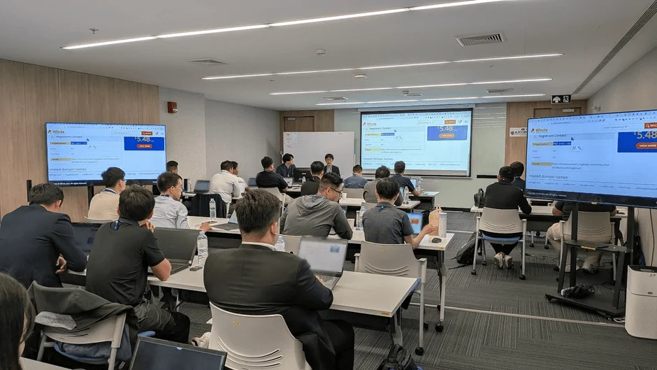 サイバーセキュリティ研修の様子