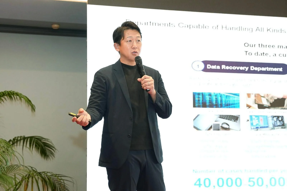 デジタルデータソリューション代表取締役社長 熊谷氏の講演