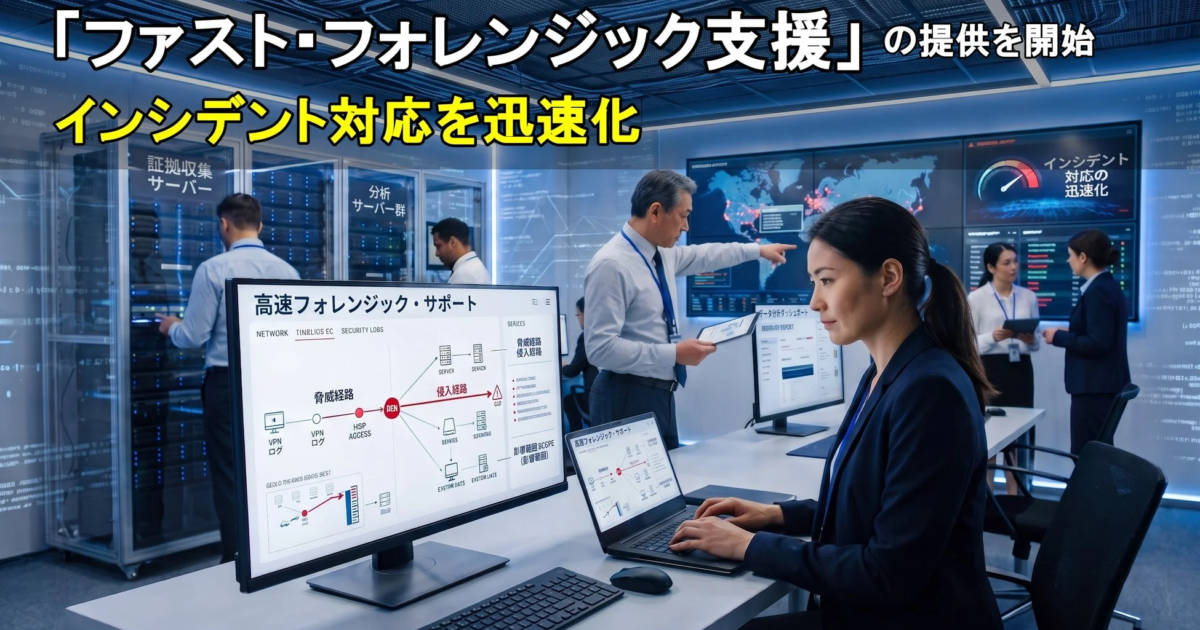 リプラス、「ファスト・フォレンジック支援」を開始へ サイバー攻撃初動調査を迅速化