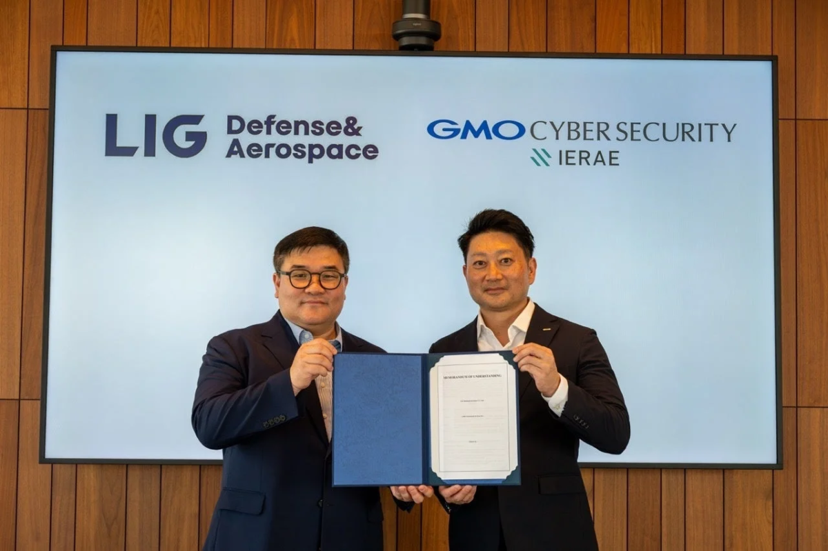LIG Defense& Aerospace GMO CYBER SECURITY IERAE MEMORANDUM OF UNDERSTANDING