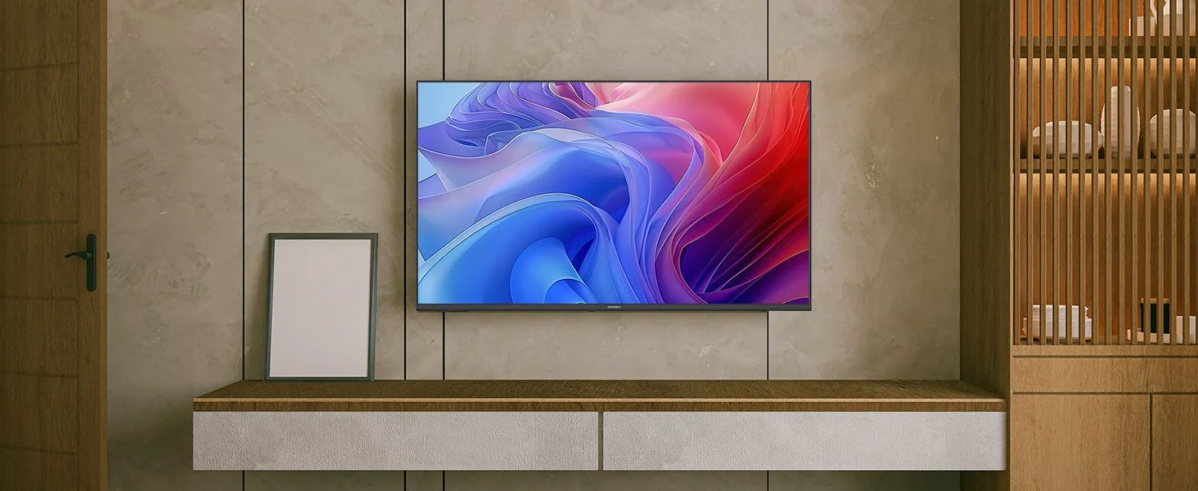 リビングルームのテレビ