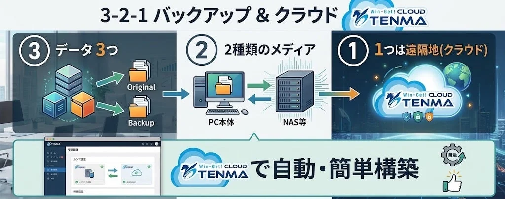 3-2-1 バックアップ & クラウド