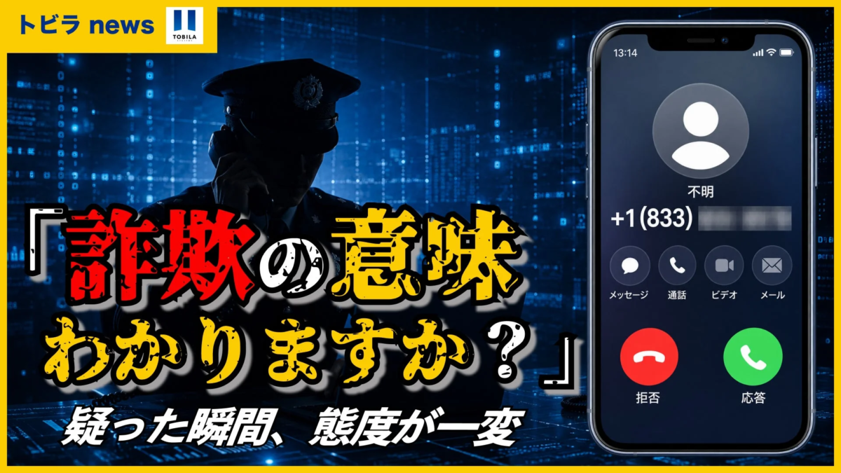 【実録】詐欺を疑うとまさかの逆ギレ？｜ニセ警察詐欺のリアルな通話音声